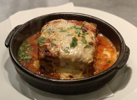 特製ミートソースの「自家製ラザニア」