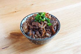 本日の〆 牛のっけ飯