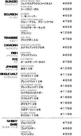 WHISKY & WHISKY BASE