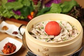 まるごとトマトのポッサムセット（1人前）