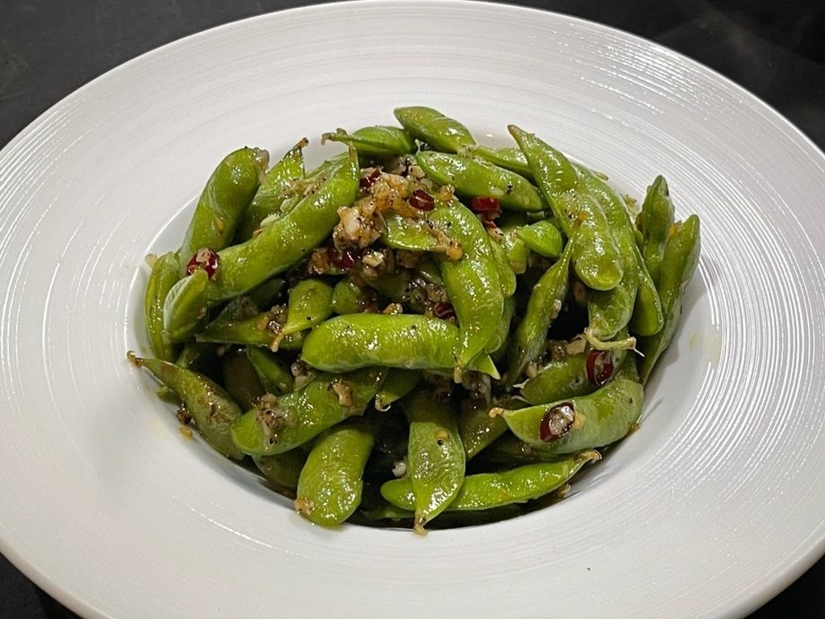 枝豆のペペロンチーノ味