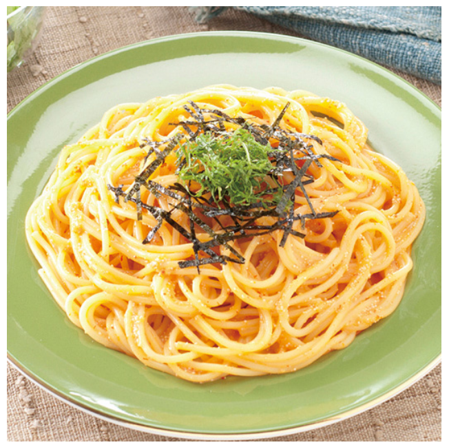 明太クリームパスタ