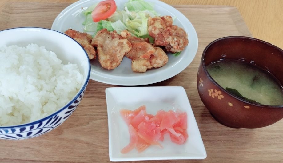 SAI から揚げ定食　4ケ おろしポン酢ソース
