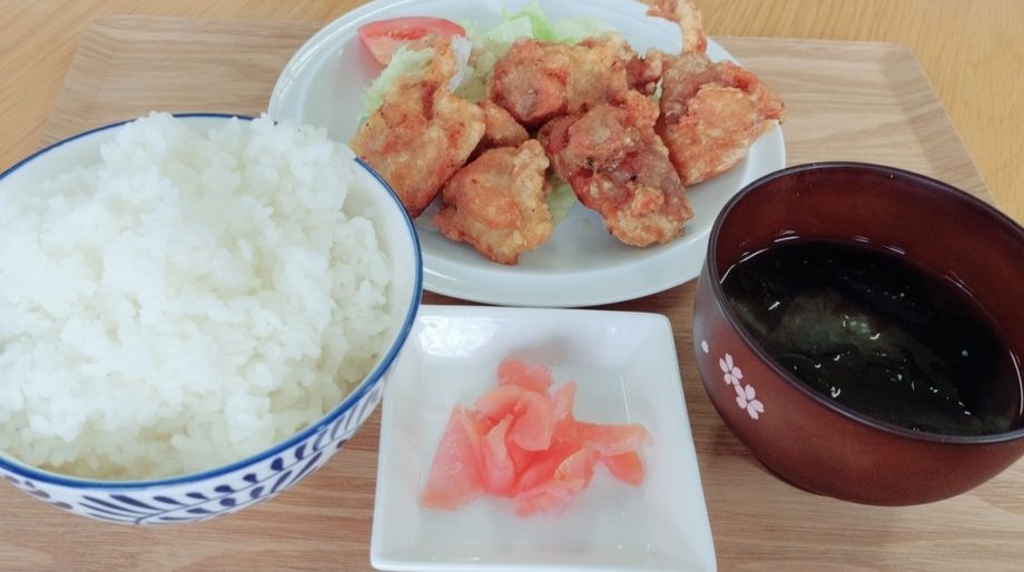 SAI から揚げ定食　5ケ おろしポン酢ソース