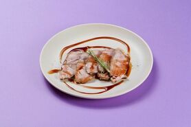 低温調理ロースポーク ぽん酢バルサミコソース