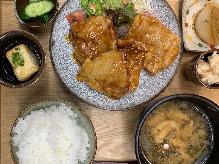 豚唐定食（1200円）