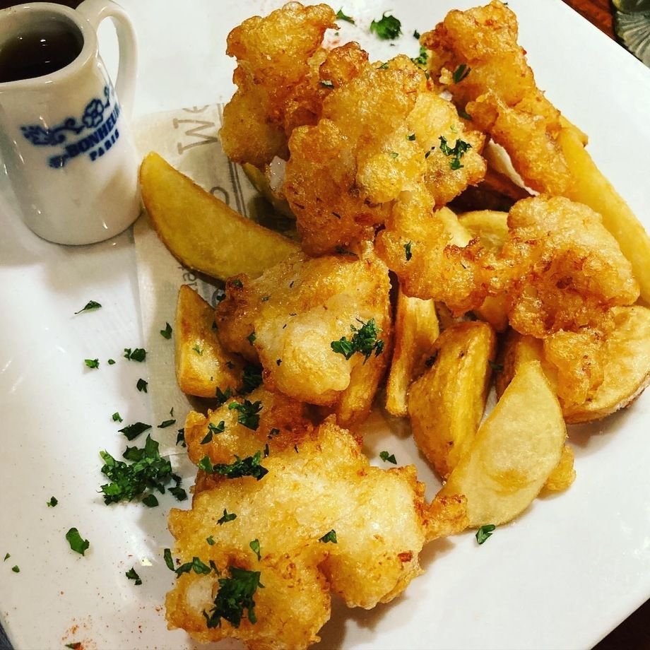 生鱈のフィッシュandチップス（800円）