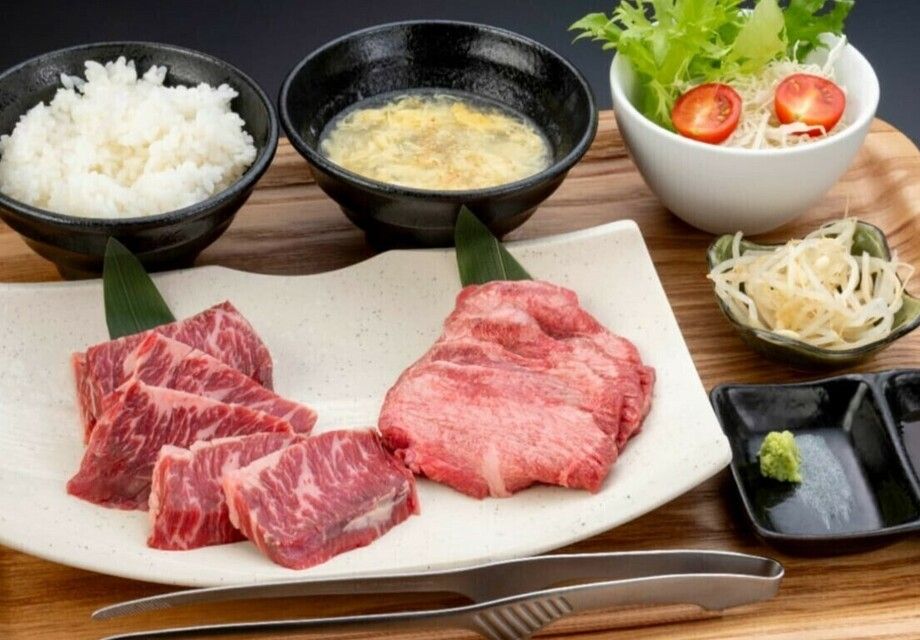 牛こだわりのハラミランチ