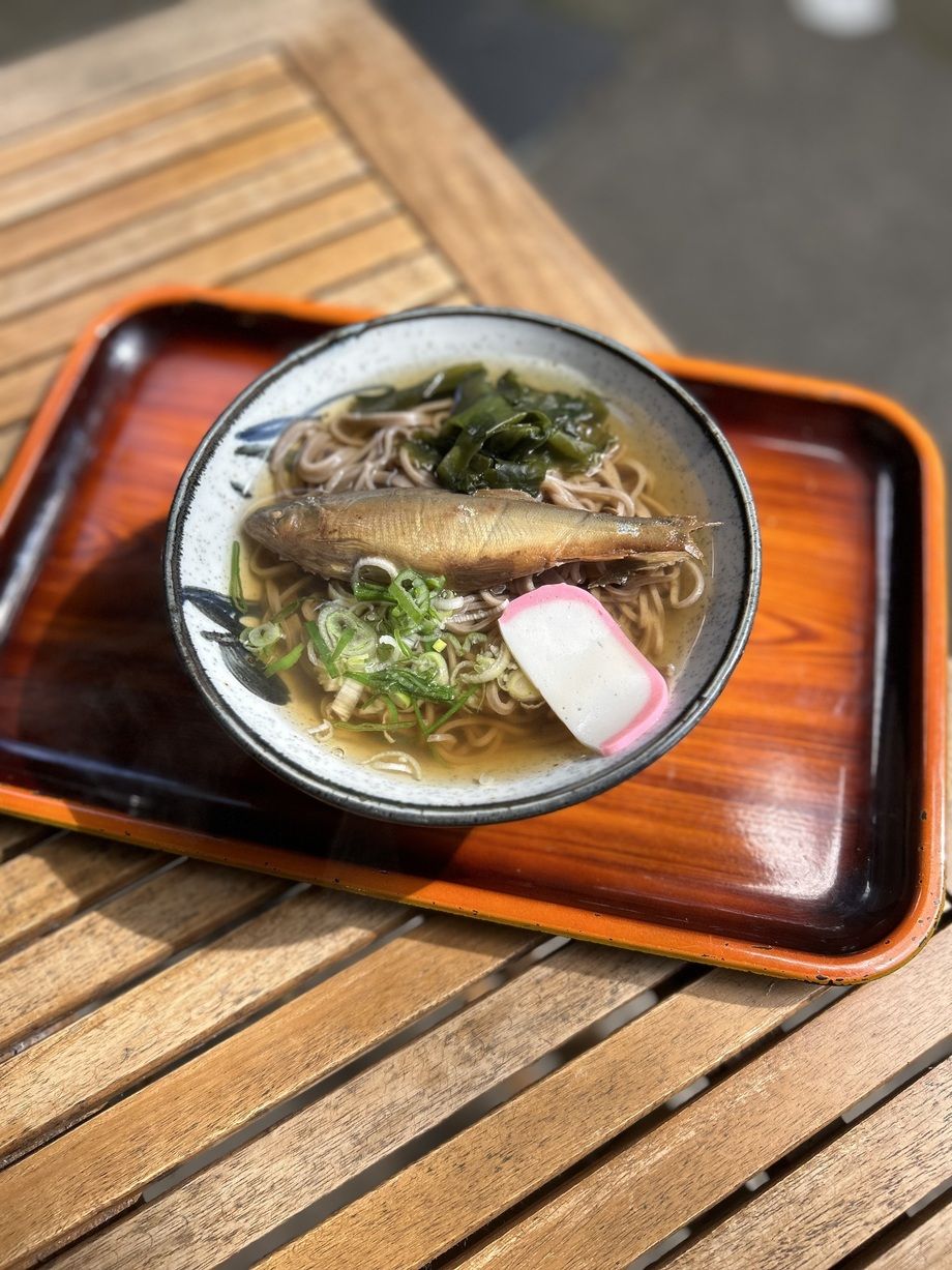 あゆそば（1200円）