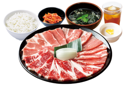 Wカルビ250ランチ