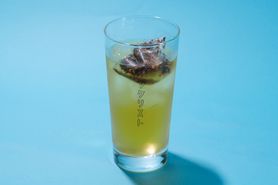 【お茶割り】ほうじ玄米×チャミスル