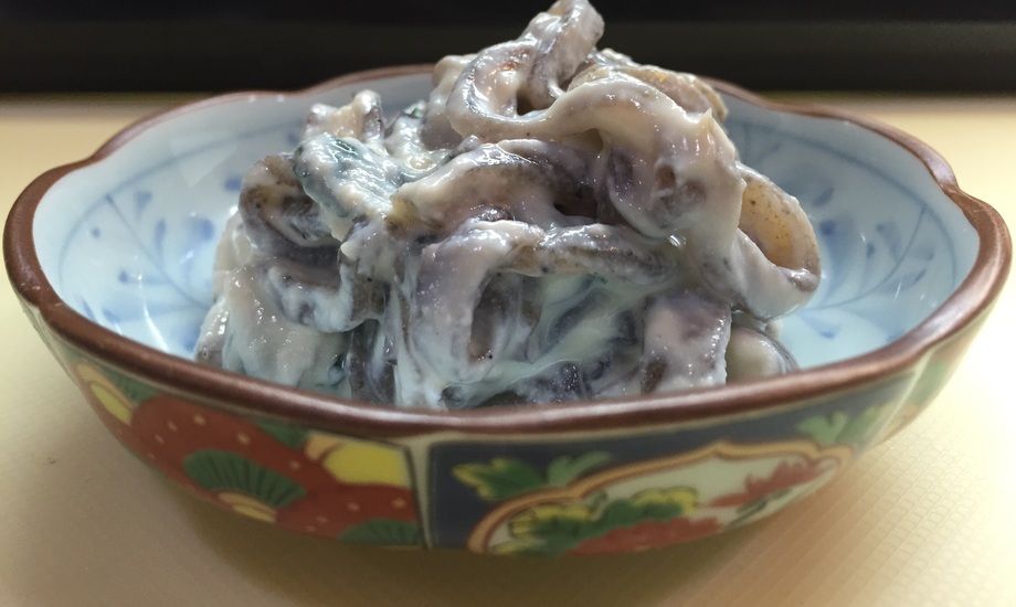 蒟蒻とせりの白和えです^_^（300）
