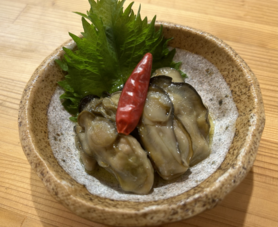 自家製牡蠣のオイル漬け