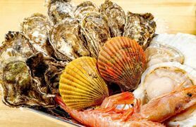 豪華満腹セット　焼き牡蠣10ホタテ貝2緋扇貝2エビ2
