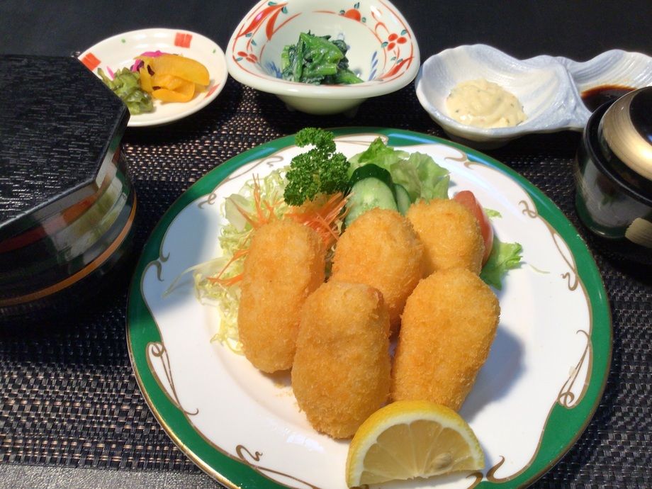 カキフライ御膳　　（冬季）（1,400円+税　　　1,540円）