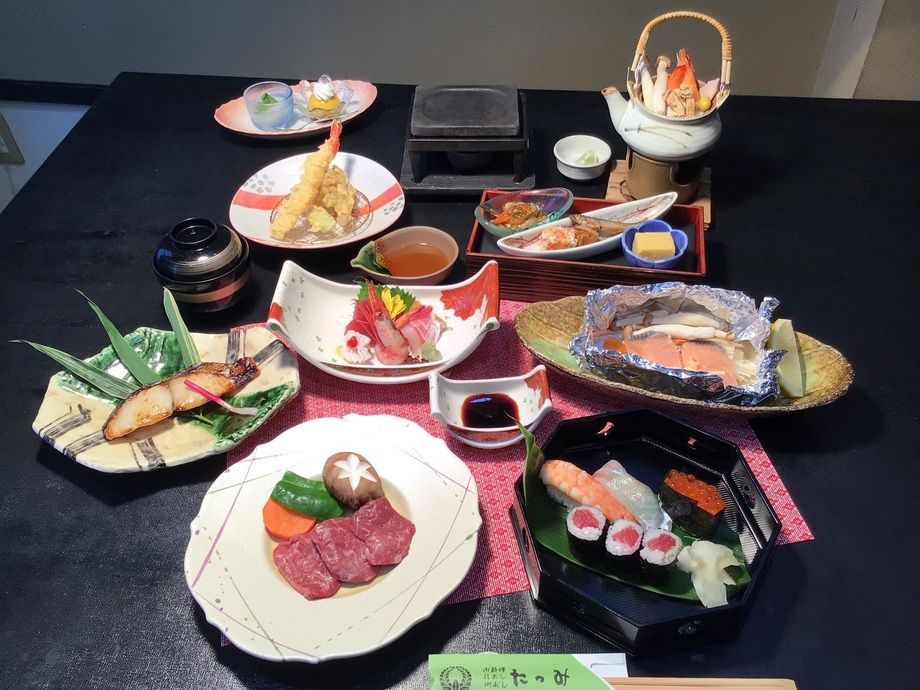 会席料理　‐優‐（６，５００円＋税　　7,150円）