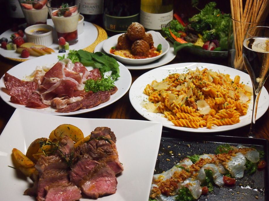 パーティプランでも、本格的なイタリアンをご提供♪