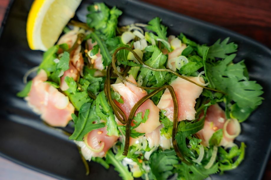 牛ミノ昆布締め Raw Beef Stomach 