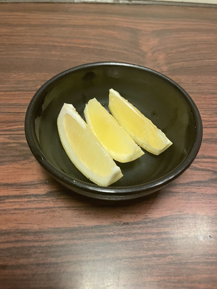 カットレモン（3切れ） Cut Lemon 3 Pieces 