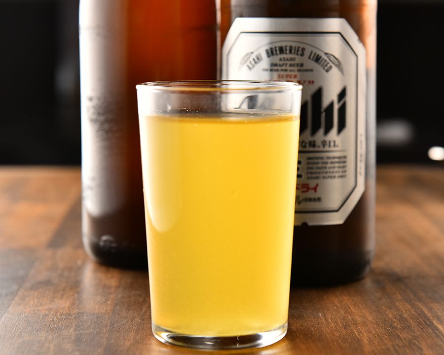 ビール中瓶 Bottled ASAHI SUPER DRY