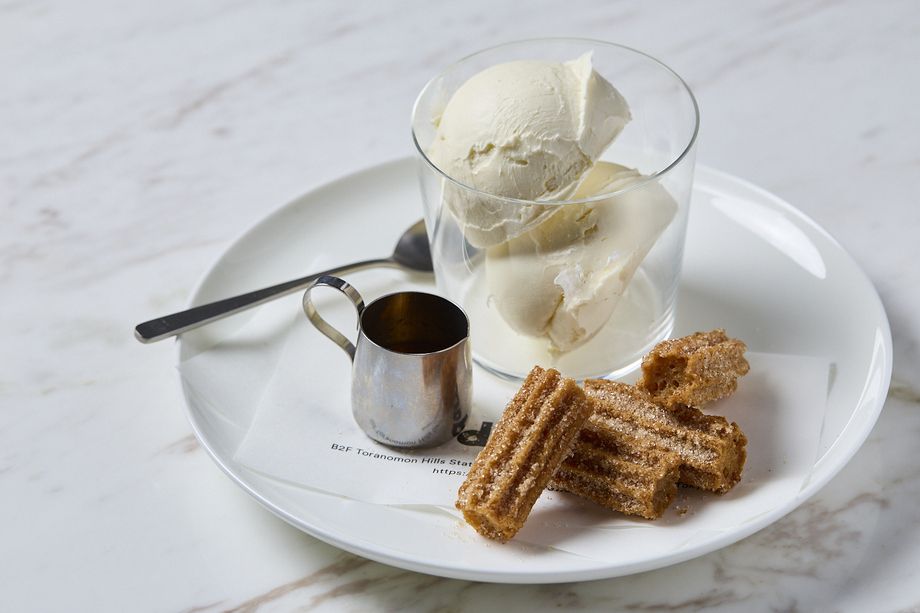 テキーラチュロス＆バニラアイスクリームw/1800アネホ