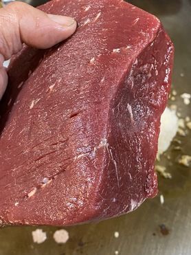 クジラのステーキ🥩