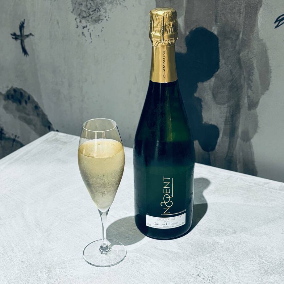 【シャンパン】ガストン シケ ブリュット アンソラン(フランス) グラス　