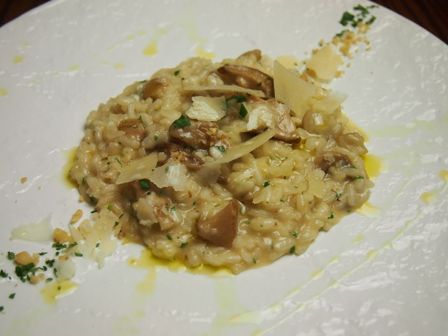 リゾット～ポルチーニ茸と栗のソース～
