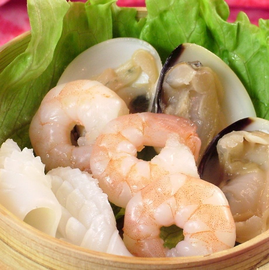 海鮮セイロ蒸し