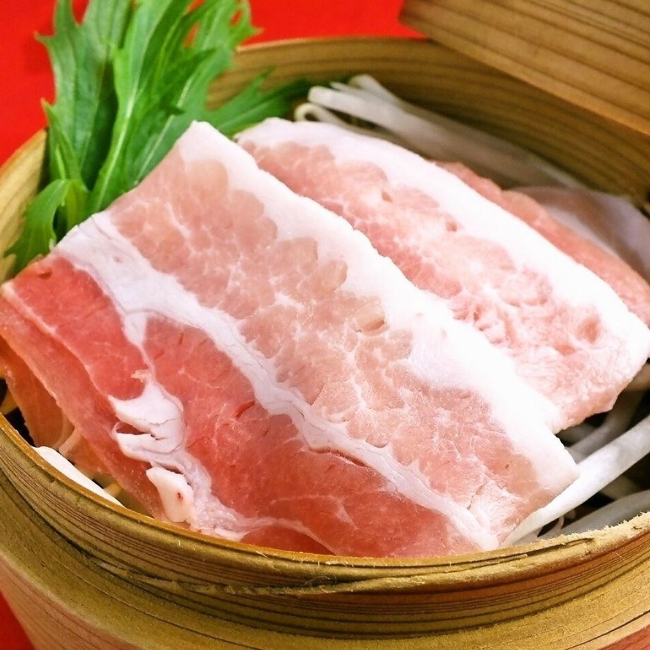 ヘルシー蒸ししゃぶのピリ辛ソース