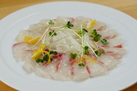 活タイのカルパッチョ