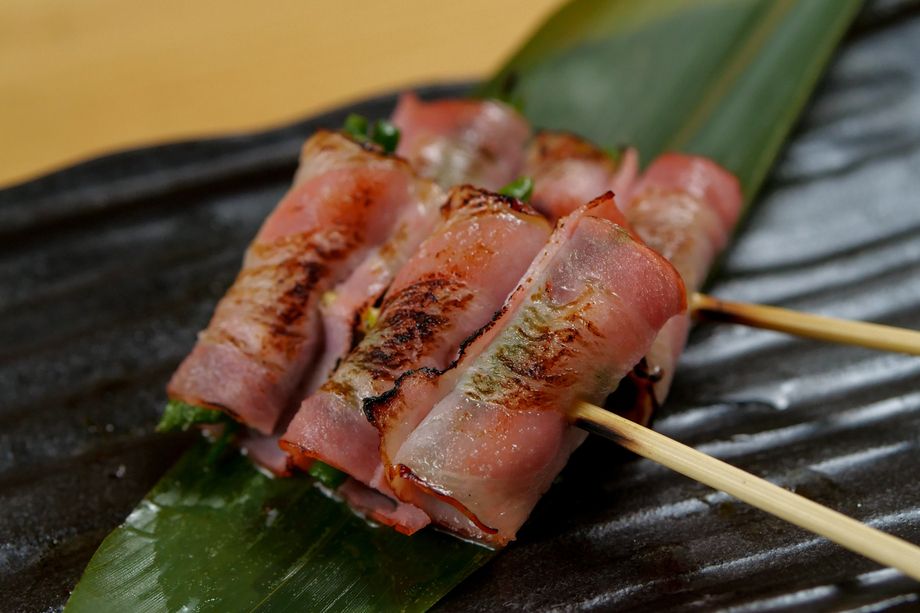 ・串の炭焼き　アスパラベーコン