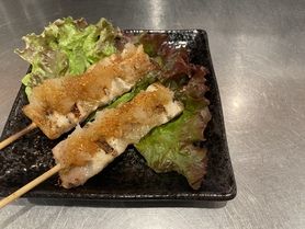 ・串の炭焼き　豚バラおろし「2本付き」