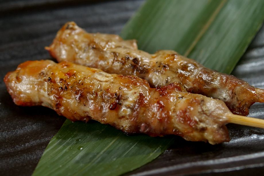 ・串の炭焼き　もも