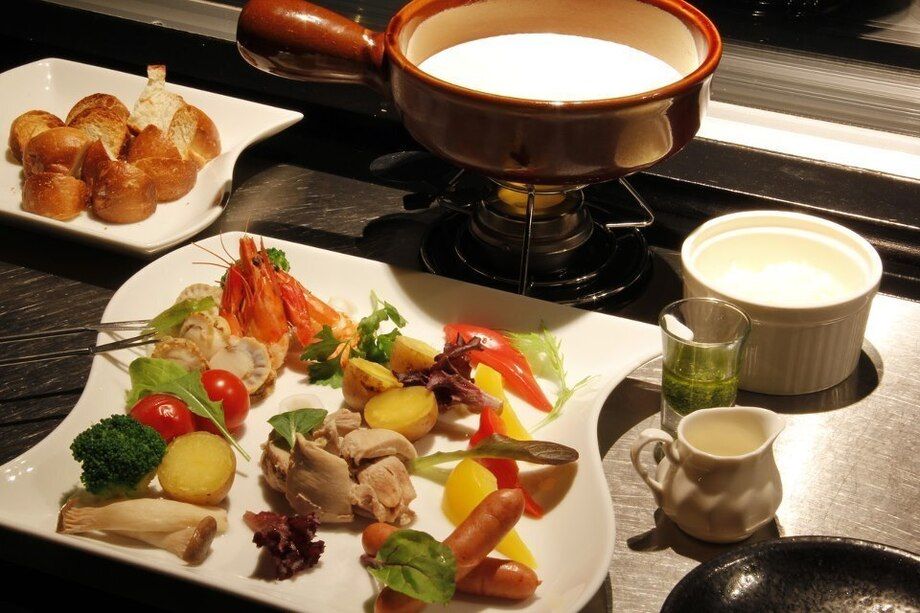 モッチァレラクリームフォンデュ・リゾット付（ディナー）