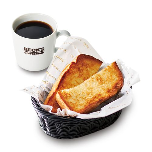 ⑤バタートーストセット（ドリンク付）