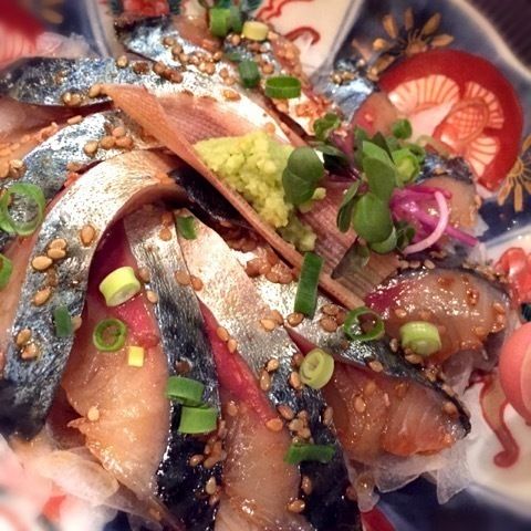 ハーブサバを使ったゴマサバ（980円）