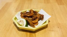 おつまみ　甘エビ唐揚げ