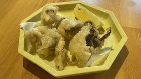 おつまみイカゲソ天ぷら