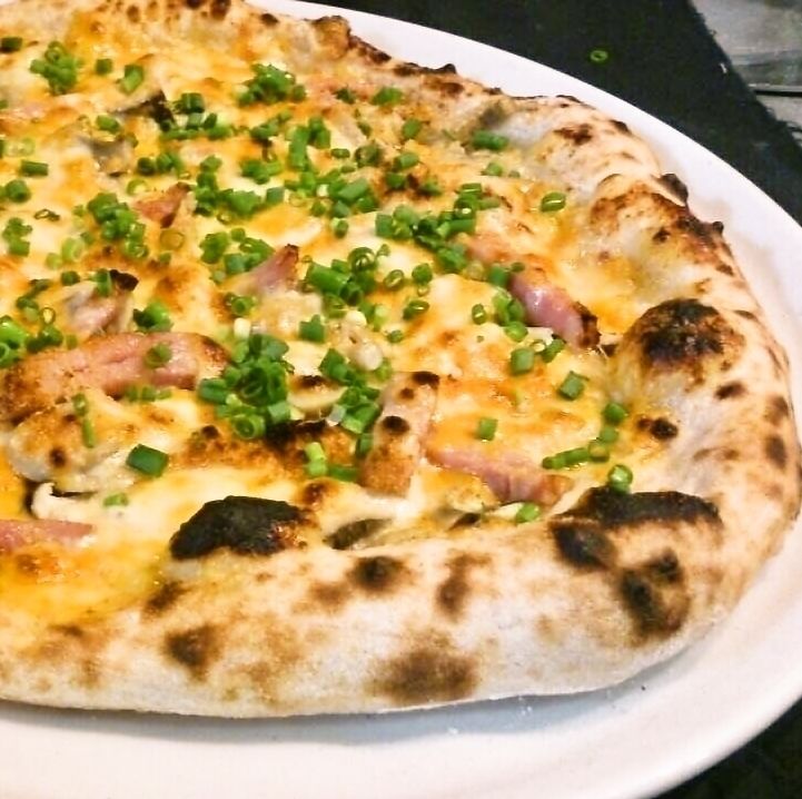 たっぷりキノコの和風Pizza（1480yen）