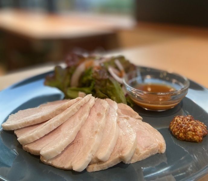 国産豚の麹ローストポーク ～塩麹マスタード～
