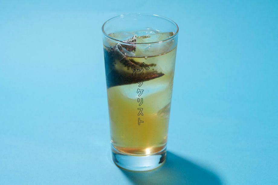 【お茶割り】べにふうき和紅茶×ブランデー（サントリーV.O.）