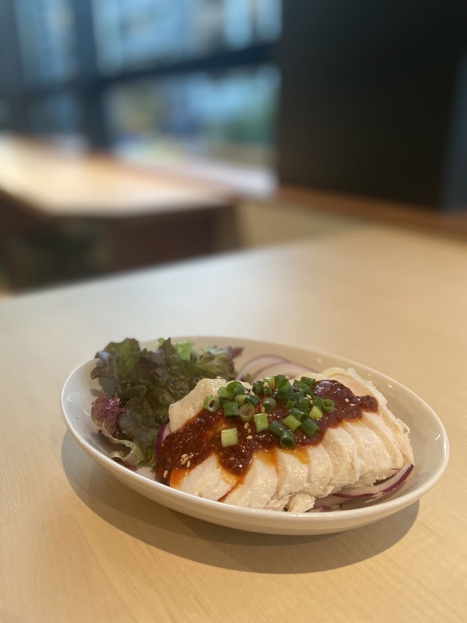 自家製旨辛麹たれの国産よだれ鶏