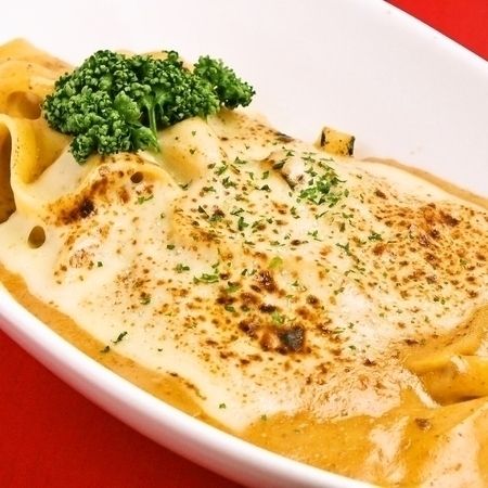 ラザニア風フィットチーネパスタ