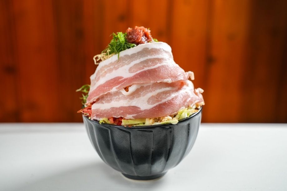 梅しそ豚もんじゃ