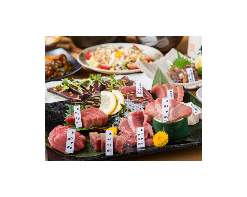 Tuna course with all-you-can-drink ￥6,500→￥6,000