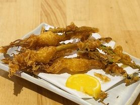 おつまみ大分姫ニンニク天ぷら