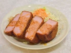 雲仙ハムの厚切りカツ