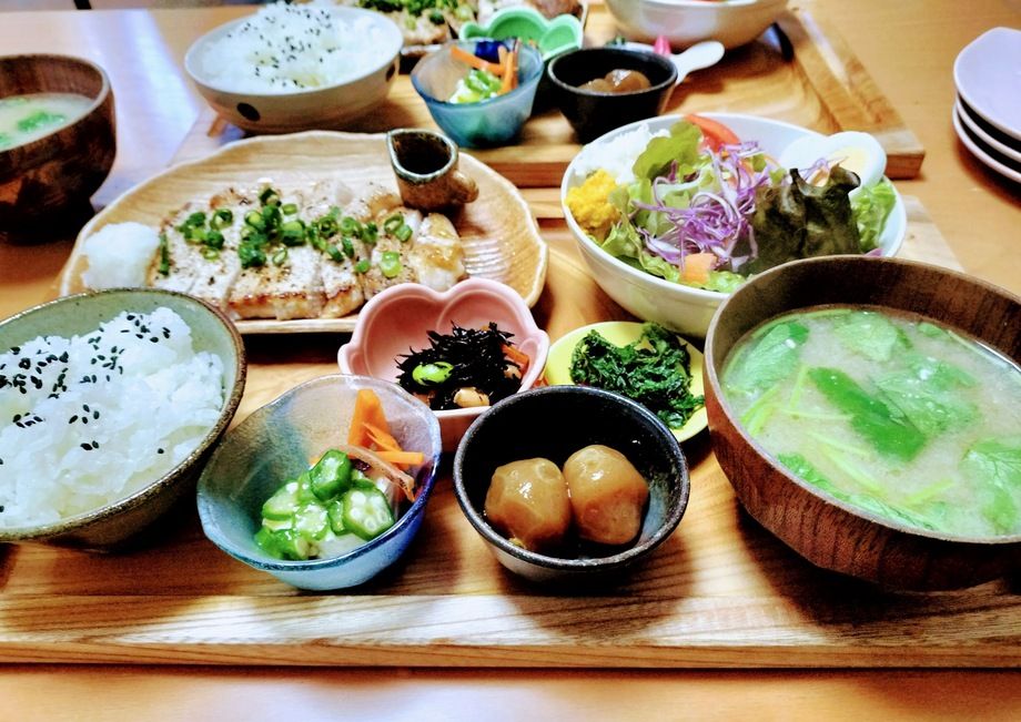 週替りご飯プレート（この日はポークソテー）