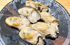 牡蠣のバター醤油焼き